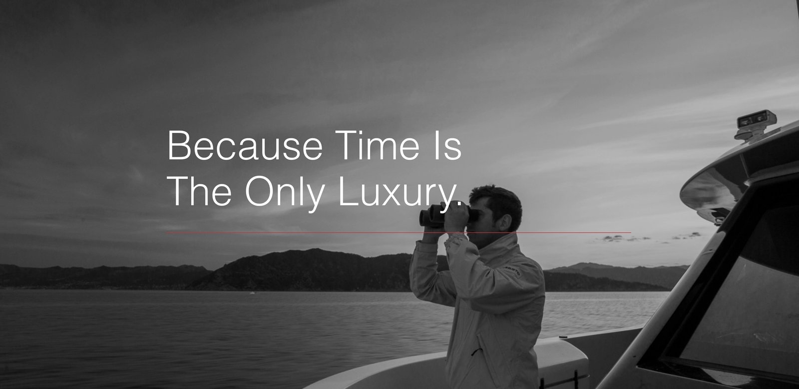 IMM Yachting website — Because Time Is The Only Luxury